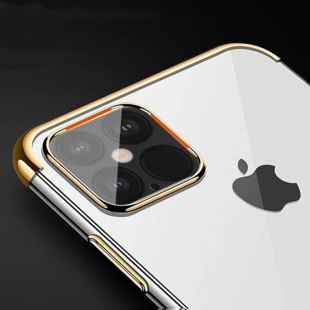 HURTEL CLEAR COLOR CASE ŻELOWY DO SAMSUNG GALAXY A33 5G Z METALICZNĄ RAMKĄ