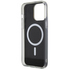 Etui Guess IML Iridescent MagSafe na iPhone 15 Pro - czarne