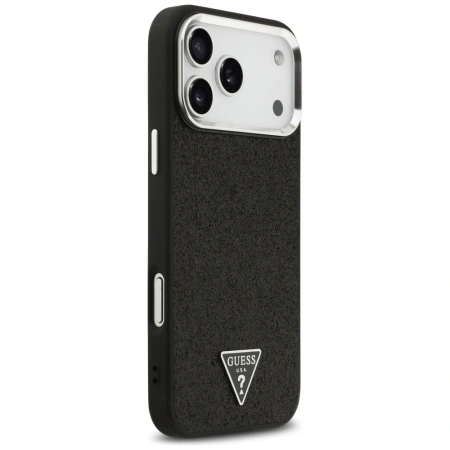GUESS ETUI GLITTER TRIANGLE LOGO MAGSAFE DO IPHONE 17 PRO MAX ELEGANCKA