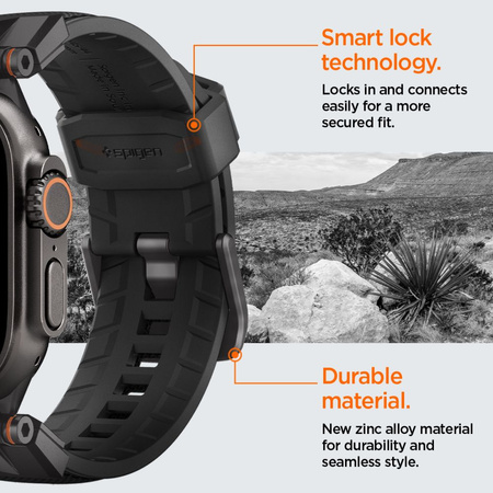 SPIGEN SMYCZ DO APPLE WATCH 6 7 8 9 10 SE ULTRA 1 2 ZABEZPIECZENIE OPASKI