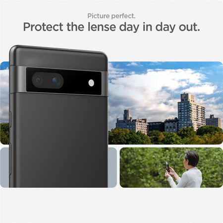 OSŁONA APARATU SPIGEN OPTIK.TR ”EZ FIT” CAMERA PROTECTOR 2-PACK GOOGLE PIXEL 7A BLACK