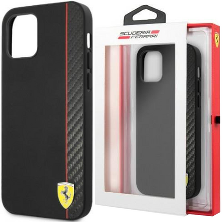 Ferrari FEHCP14SAXBK iPhone 14 6,1" czarny/black hardcase Carbon