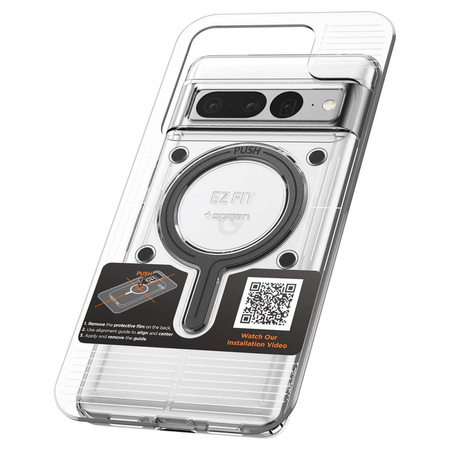 SPIGEN ONETAP RING MAGNETYCZNY Z TECHNOLOGIĄ DO MAGSAFE KARBONOWY POKROWIEC