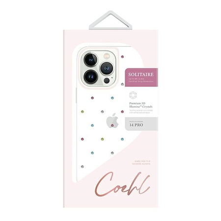 UNIQ ETUI COEHL SOLITAIRE DO IPHONE 14 PRO 6,1 ANTYPOŚLIZGOWE PRZEZROCZYSTE