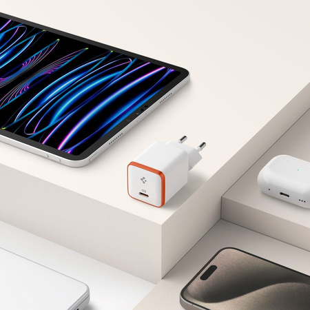 SPIGEN ŁADOWARKA ARCSTATION ESSENTIAL DO LIGHTNING IPHONE 14 15 30W SZYBKA