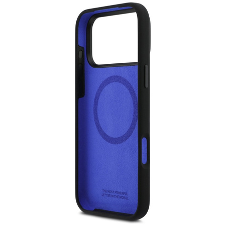 Etui BMW M Silicon Logo MagSafe do       iPhone 17 Pro Max czarny