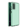 Spring Case pokrowiec żelowe etui z kolorową ramką do Xiaomi Redmi Note 10 / Redmi Note 10S miętowy