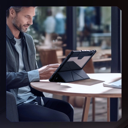 NILLKIN ETUI BUMPER LEATHER CASE DO SAMSUNG GALAXY TAB S9+ Z WYSOKĄ OCHRONĄ