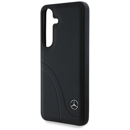 MERCEDES ETUI LEATHER CURVED STITCHES DO SAMSUNG GALAXY S25 OCHRONA I STYL