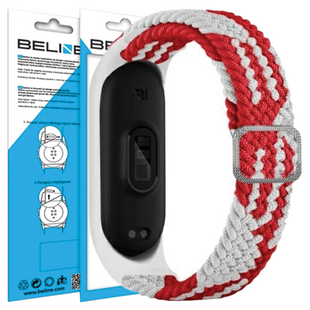 BELINE PASEK DO MI BAND 7 6 5 TEXTILE KOMFORTOWY DO CODZIENNEGO UŻYTKU