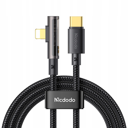 Mcdodo Kabel Prism, do iPhone, USB-C, kątowy,  szybki, 36W, 1.2m