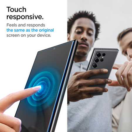 SPIGEN SZKŁO HARTOWANE GLAS.TR EZ FIT DO SAMSUNG GALAXY S24 OCHRONA 2-PACK