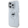 KARL LAGERFELD CASE DO IPHONE 15 PRO 6.1 DO MAGSAFE Z METALOWYM CHOUPETTE