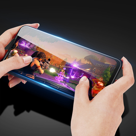 Dux Ducis 9D Tempered Glass wytrzymałe szkło hartowane 9H na cały ekran z ramką Realme C35 czarny (case friendly)