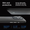 Etui Spigen Enzo Aramid Mag z MagSafe na iPhone 15 Pro Max - matowo-czarne
