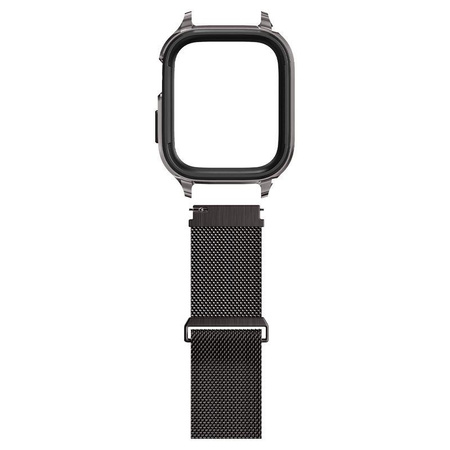 SPIGEN METAL FIT ”PRO” APPLE WATCH 4 / 5 / 6 / 7 / 8 / SE (44 / 45 MM) GRAPHITE
