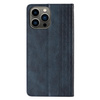 Magnet Strap Case etui do iPhone 12 Pro Max pokrowiec portfel + mini smycz zawieszka niebieski