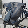 Wozinsky wodoodporna torba rowerowa sakwa na bagażnik 25l czarny (WBB24BK)