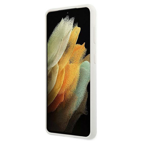 Etui U.S. Polo Assn. Silicone Logo na Samsung Galaxy S21 - białe