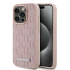 KARL LAGERFELD CASE DO IPHONE 15 PRO MAX 6.7 LEATHER MONOGRAM METAL LOGO