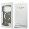 Etui Guess IML Script Metal MagSafe do   iPhone 17 Pro Max czarny