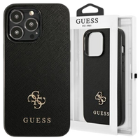 GUESS ETUI DO IPHONE 13 PRO 13 6,1 HARDCASE SAFFIANO Z MAŁYM LOGO METALOWYM