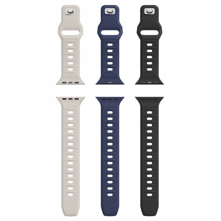 INNOSTYLE PASEK DO ZEGARKA SMARTWATCH 42 44 45 46 49 MM SILIKONOWY GRANAT