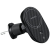 Uchwyt samochodowy z ładowarką           bezprzewodową PITAKA MagEZ Pro 2 Qi2 15W NFC Magsafe czarno szary