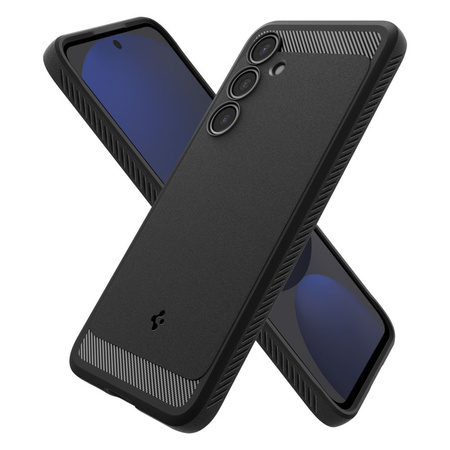 SPIGEN POKROWIEC RUGGED ARMOR DO SAMSUNG GALAXY S24 FE OCHRONA MATTE BLACK