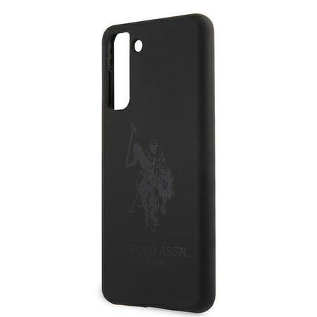 Etui U.S. Polo Assn. Silicone On Tone na Samsung Galaxy S21+ - czarne