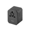 Uniq Ład. siec. Voyage World Adapter 33W + 2xUSB + PD 18W + QC 3.0 - szare (LITHOS Collective)