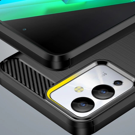 HURTEL ETUI CASE POKROWIEC CARBON DO INFINIX NOTE 12I ELASTYCZNY SILIKONOWY