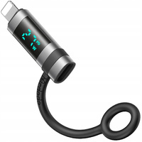 MCDODO ADAPTER PRZEJŚCIÓWKA USB-C USB TYP C DO LIGHTNING IPHONE 36W MIERNIK