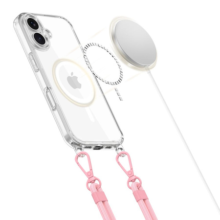 TECH-PROTECT FLEXAIR CHAIN CASE DO IPHONE 16 MAGNETYCZNE OCHRONA NA TELEFON