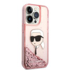 Karl Lagerfeld KLHCP14XLNKHCP iPhone 14 Pro Max 6,7" różowy/pink hardcase Glitter Karl Head