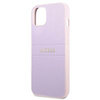 Guess GUHCP13SPSASBPU iPhone 13 mini 5,4" fioletowy/purple Saffiano Hot Stamp & Metal Logo