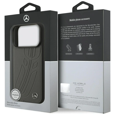 MERCEDES ETUI LEATHER LARGE LAUREL LEAVE MAGSAFE DO IPHONE 17 PRO