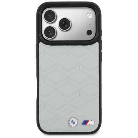 Etui BMW M Shape Logo MagSafe do iPhone  17 Pro szary