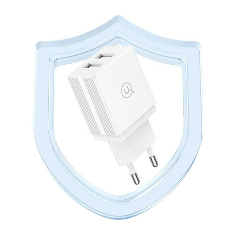 USAMS ŁADOWARKA 2XUSB 18W DO IPHONE 11 12 13 14 Z KABLEM DO LIGHTNING