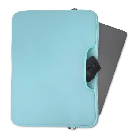 Uniwersalne etui torba na laptopa 15,6'' tablet organizer na komputer jasnoniebieski
