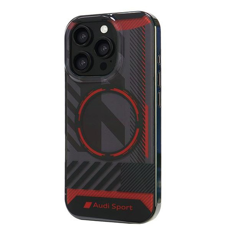 AUDI ETUI HARDCASE MAGNETYCZNE DO IPHONE 16 PRO 6.3 AUS-IMLMIP16P-RSQ/D2-BK
