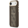 Etui Guess 4G Stripe MagSafe do iPhone   Air brązowy