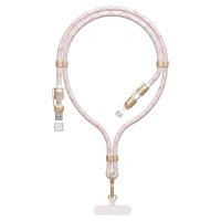 DUDAO KABEL 4W1 SMYCZ USB-A USB-C DO LIGHTNING PD QC 65W 1.5M DO TELEFONÓW