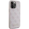 Etui Guess 4G Metal Gold Logo na iPhone 15 Pro Max - różowe