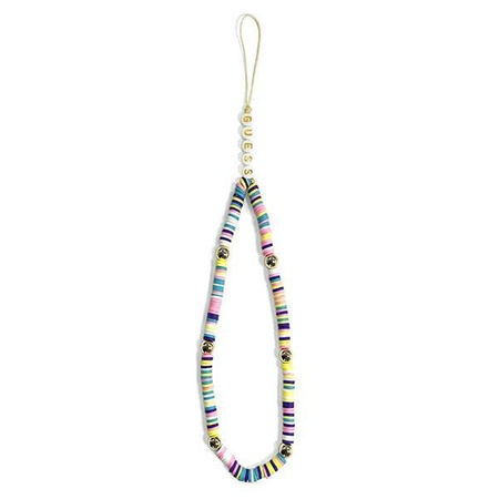 Guess zawieszka GUSTPEAM Phone Strap wielokolorowy/multicolor Heishi Beads