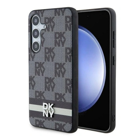 DKNY CASE DO SAMSUNG S24 S21 S22 HARDCASE Z PASKIEM SKÓRZANYM MONO PATTERN