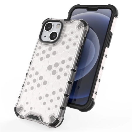HURTEL POKROWIEC ETUI PANCERNE DO IPHONE 13 MINI HONEYCOMB ELASTYCZNA RAMKA
