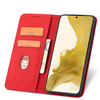 Magnet Fancy Case etui Samsung Galaxy S23 Ultra pokrowiec z klapką portfel podstawka czerwone