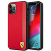 Ferrari FESAXHCP12LRE iPhone 12 Pro Max 6,7" czerwony/red hardcase On Track Carbon Stripe