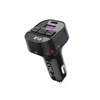 XO transmiter FM BCC17 Bluetooth MP3 ładowarka samochodowa 30W czarna + kabel USB-C - USB-C